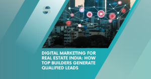 Real estate developer in India reviewing digital marketing lead generation results for property project campaigns