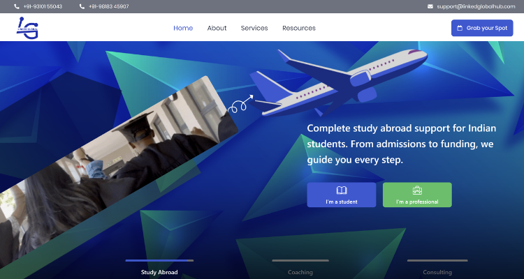 Savvy Signature website after the redesign